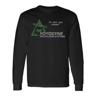 Yoyodyne Propulsion Systems Pre-Distressed Long Sleeve T-Shirt - Thegiftio UK