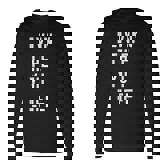 Yui の人生を生きている Yui 長袖Tシャツ - Kawaiitshirt