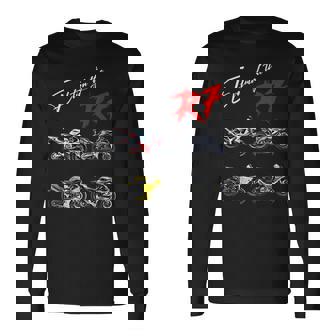 Yzf-R7、Yzf、R7、Yzf R7、バイク、バイク、レーシングバイク 長袖Tシャツ - Kawaiitshirt