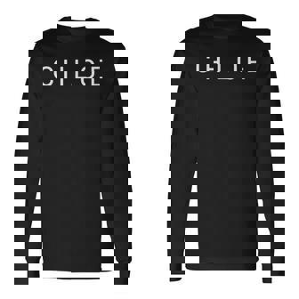 「Chloe」名前入りエレガント、ヴィンテージフォントデザイン 長袖Tシャツ - Kawaiitshirt