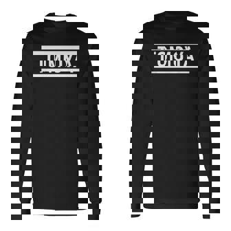 「Tomoya」ヘボン式「ともや」「トモヤ」下の名前 ローマ字 名入れ 名乗り ラテン文字 綴り 長袖Tシャツ - Kawaiitshirt