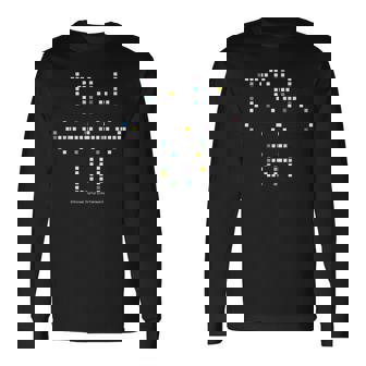 「グラディウス」上上下下左右左右ba タイル 長袖Tシャツ - Kawaiitshirt