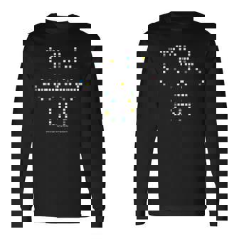 「グラディウス」上上下下左右左右ba タイル 長袖tシャツ 長袖Tシャツ - Kawaiitshirt