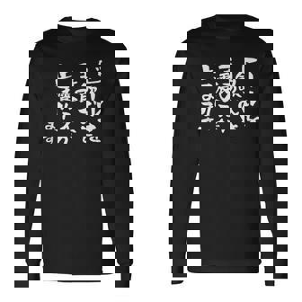 「ビールを飲むと手の震えが止まります」文字入り おもしろ 筆文字 面白い バック 面白い 長袖Tシャツ - Kawaiitshirt