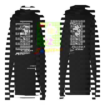 「ボンバーマン」白ボン（F） 長袖Tシャツ - Kawaiitshirt