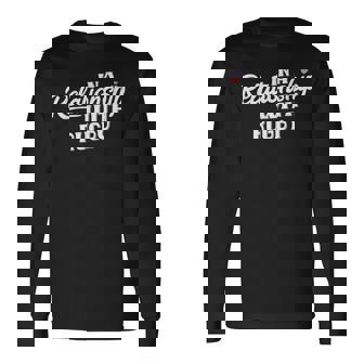 「面白いラグビー選手」と言うラグビーとの関係 長袖Tシャツ - Kawaiitshirt