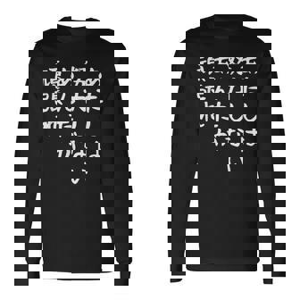 【あたしは努力しないあんた】おもしろ 面白い お笑い ユーモア ギャグ ネタ ウケ狙い 笑える 変な 文字入れ 文字入り 長袖Tシャツ - Kawaiitshirt