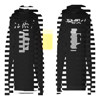 【おつかれ】ビール お疲れ様 飲み会 酒屋 飲んべえ おもしろ 面白い ネタ 酒好き 酒場 酒豪 ビール好き 生ビール 長袖Tシャツ - Kawaiitshirt