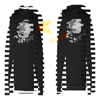 【おつカレーさまでした】おもしろ日本語 お疲れ様 優しい ギャグ 長袖Tシャツ - Kawaiitshirt