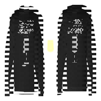 【こまめな水分補給】シャンパン お酒 夏 熱中症 暑さ 酒好き おもしろ 面白い ネタ ウケ狙い 笑える ふざけ 遊び心 長袖Tシャツ - Kawaiitshirt