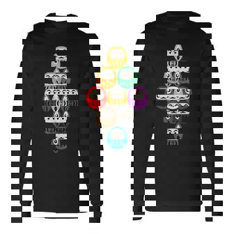 【だるま ナインボール】ビリヤード 必勝 文字入り ネタ ウケ狙い 面白い 球技 おもしろ ポーツ 和柄 お土産 変な 長袖Tシャツ - Kawaiitshirt