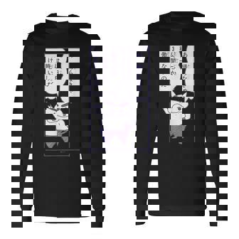 【まんが】クレヨンしんちゃん 半袖 ぶりぶりざえもんの名言 ブラック 長袖Tシャツ - Kawaiitshirt