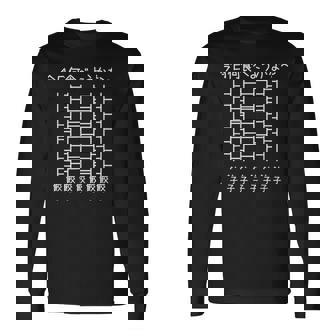 【今日何食べようかな 餃子】あみだくじ 遊び心 おもしろ 面白い ユーモア ギャグ ネタ ウケ狙い 笑える 変な 長袖Tシャツ - Kawaiitshirt