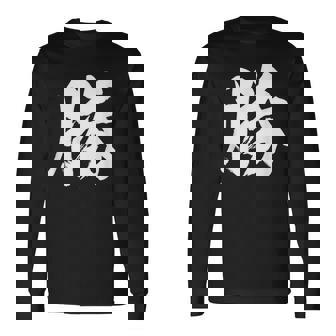 【勝】一文字漢字 書道 習字 書道 和柄 和風 かっこいい お土産 海外 おもしろい おもしろ文字 長袖Tシャツ - Kawaiitshirt