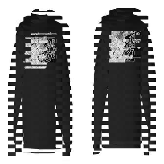 【大神ミオ】『ヤマト神想怪異譚』漫画コマtシャツ（本人セレクト 日本語） 長袖Tシャツ - Kawaiitshirt