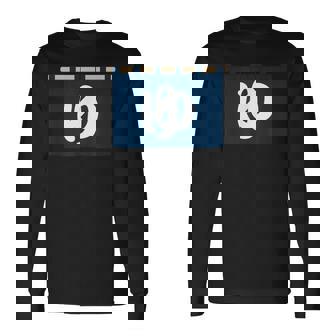 【湯のれん】紺 銭湯 温泉 お風呂 サウナ 日本 お土産 和柄 おもしろ 面白い 文字入り ネタ ウケ狙い 可愛い 長袖Tシャツ - Kawaiitshirt