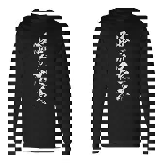 【膝が限界】痛い 筆文字 面白い ネタ 文字入り 老人 初老 おもしろ 笑える 還暦 古希 ウケ狙い お笑い ふざけ 長袖Tシャツ - Kawaiitshirt