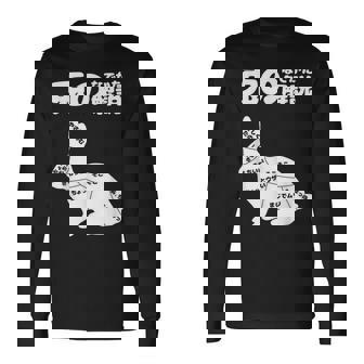 うさぎの撫で方解説 ウサギ好き うさぎ好き うさぎの飼い主 おもしろ うさぎ 兎 長袖Tシャツ - Kawaiitshirt