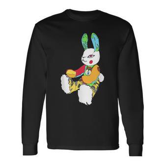 うさぎ星人 Yunaカラー 長袖Tシャツ - Kawaiitshirt