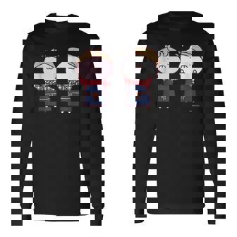 うさまる うさまるとうさこ ダークカラー 長袖Tシャツ - Kawaiitshirt