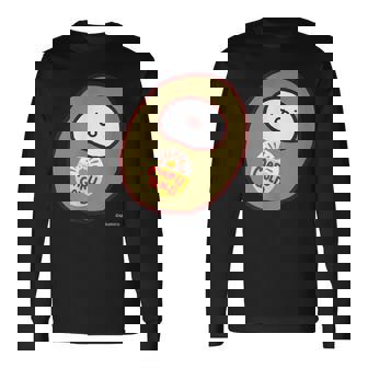 うさまる キウイまる ダークカラー 長袖Tシャツ - Kawaiitshirt