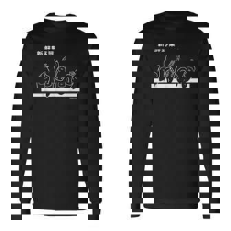 うさまる 新鮮野菜 ダークカラー 長袖Tシャツ - Kawaiitshirt