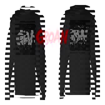 うめき声の衣装で苦労を表現しましょう。 長袖Tシャツ - Kawaiitshirt