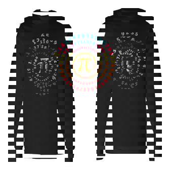 おかしい円周率日スパイラル 314 円周率記号数学教師 長袖Tシャツ - Kawaiitshirt