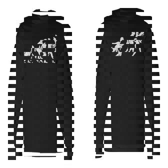 おかしなマーチングバンド ミュージシャン チューバ奏者 人類の進化 長袖Tシャツ - Kawaiitshirt