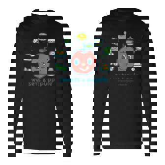 おなかがグ〜Weets&Pupple 長袖Tシャツ - Kawaiitshirt