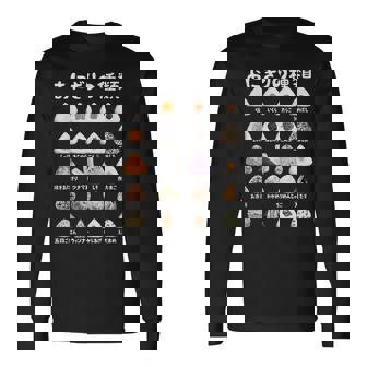 おにぎり 種類 面白 おもしろ 食べ物 文字入り メンズ 面白い 服 ネタ グッズ 文字 長袖Tシャツ - Kawaiitshirt