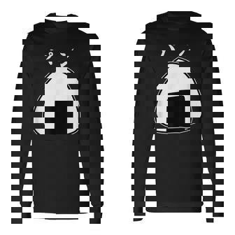 おにぎりパン パンとおにぎり：伝統とモダンの融合 長袖Tシャツ - Kawaiitshirt