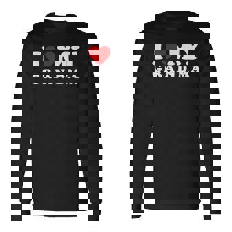 おばあちゃん大好きおばあちゃん大好き 長袖Tシャツ - Kawaiitshirt