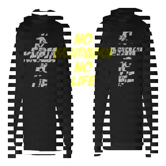 おもしろけん玉 「No Kendama No Life」 長袖Tシャツ - Kawaiitshirt