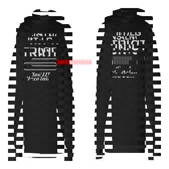 おもしろバレエレッスン設置 ターンアウトクラス かわいい 長袖Tシャツ - Kawaiitshirt