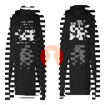 おもしろ人気tシャツ 特酒部隊「Sakサック」 長袖Tシャツ - Kawaiitshirt