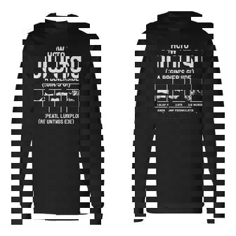 おもしろ柔術初心者ガイド ブラジリアン柔術 長袖Tシャツ - Kawaiitshirt