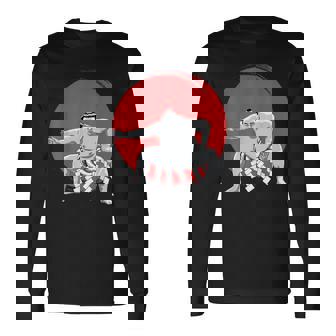 お相撲さん、力士 長袖Tシャツ - Kawaiitshirt