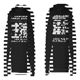 お誕生日 記念 三十五歳 めでたい アラフォー 誕生日おめでとう 人生これから ハッシュタグ ネタ おもしろ 誕生日 長袖Tシャツ - Kawaiitshirt