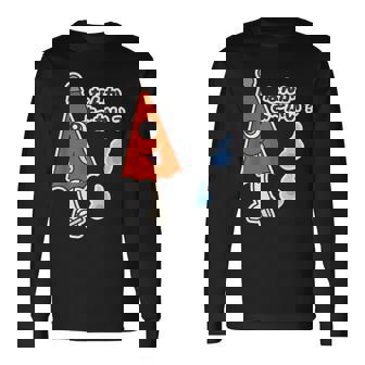 からかさ小僧『なんか よ〜かい？』唐傘 おばけ【ゆるフレンズ】妖怪 かわいい イラスト 長袖Tシャツ - Kawaiitshirt