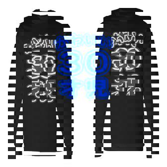 かわいい 30才児（三十歳）ポップフォント（お誕生日）祝 30代 アラサー 面白 長袖Tシャツ - Kawaiitshirt