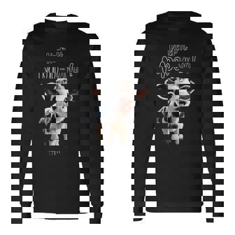 かわいい ホルスタイン 牛 の 赤ちゃん – Keep It Mooving 長袖Tシャツ - Kawaiitshirt