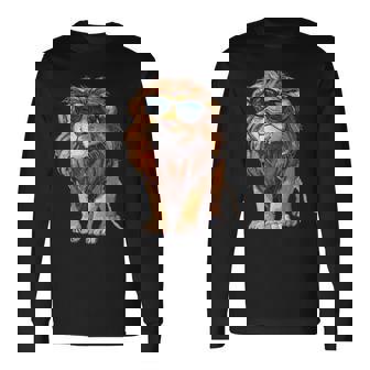 かわいい ライオン キッズ レディース メンズ 長袖Tシャツ - Kawaiitshirt