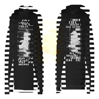 かわいい ラガマフィン 猫 面白い チョンク ぽっちゃり 猫 長袖Tシャツ - Kawaiitshirt