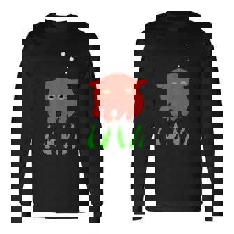 かわいいめんだこシーライフ 長袖Tシャツ - Kawaiitshirt