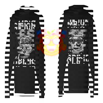 かわいいアメリカンアップルパイシャツ メンズ レディース キッズ 長袖Tシャツ - Kawaiitshirt