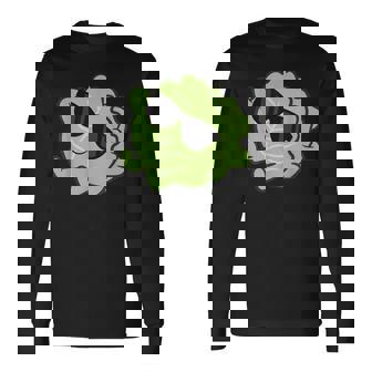 かわいいキャベツ 果実 リラックスできるレイジーキャベツ 長袖Tシャツ - Kawaiitshirt