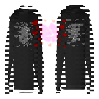 かわいいサツマイモ カップル ハグサツマイモ 長袖Tシャツ - Kawaiitshirt