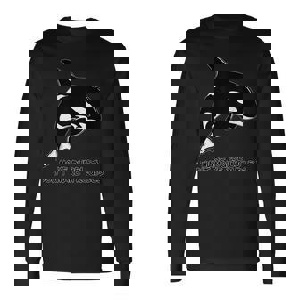 かわいいシャチ Orca 長袖Tシャツ - Kawaiitshirt