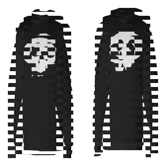 かわいいスカル 長袖Tシャツ - Kawaiitshirt